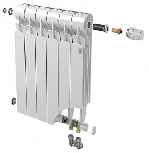 Радиатор биметаллический Royal Thermo Indigo SUPER 500 VDR (Н) - 8 секций